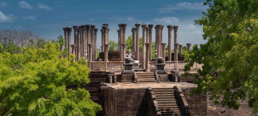 Ruins of the historical city of Polonnaruwa, Sri Lanka