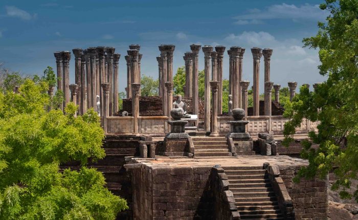 Ruins of the historical city of Polonnaruwa, Sri Lanka